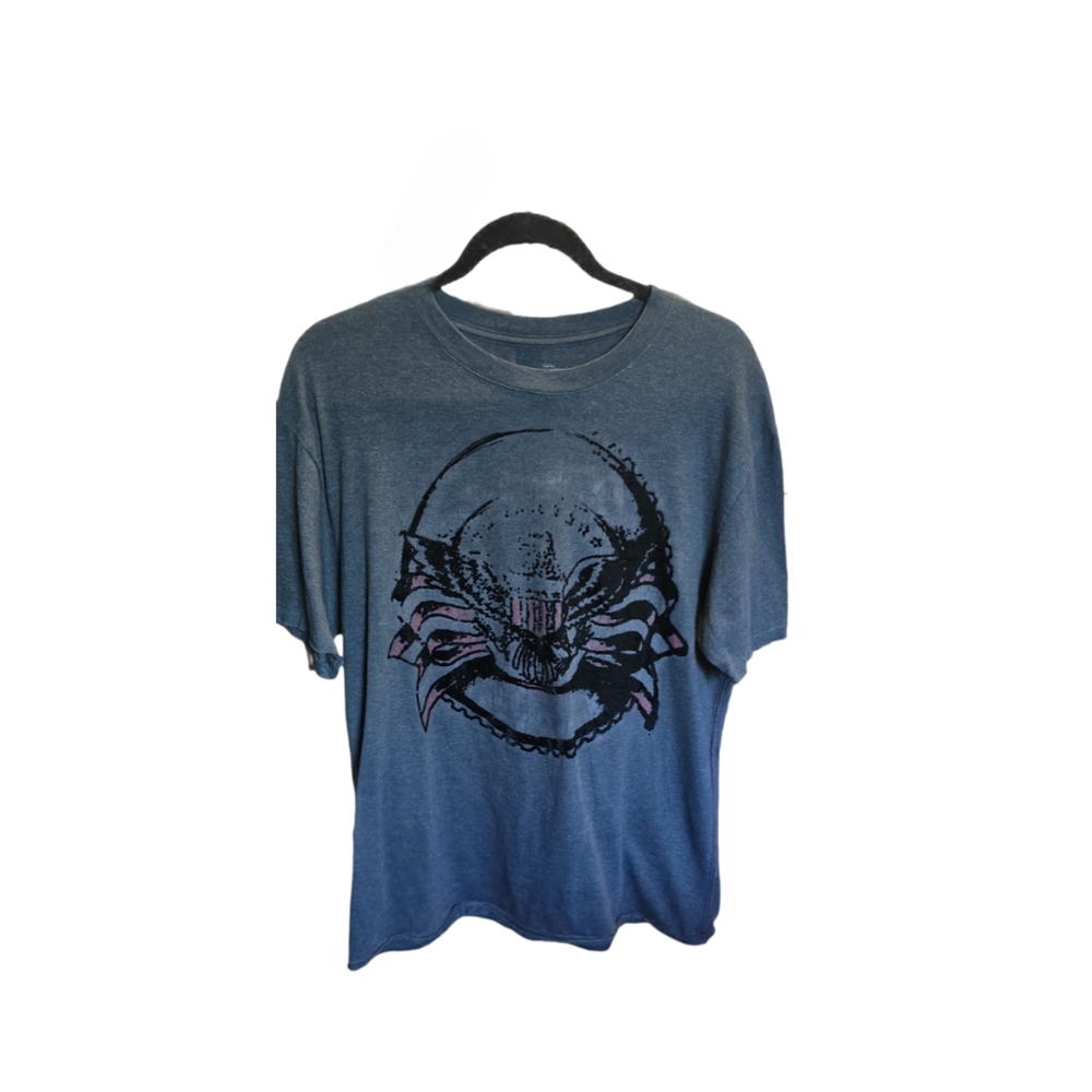 Cremieux Men's gray seal of US eagle faded design T-shirt sz L